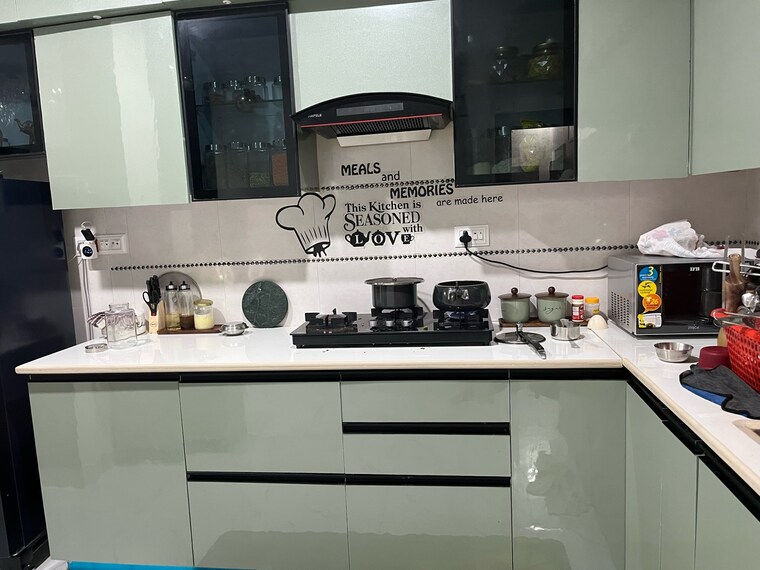 Kitchen, shipra-suncity 2 Bedroom 1200 Sq.Ft. Apartment In Vaibhav Khand Ghaziabad 9267440