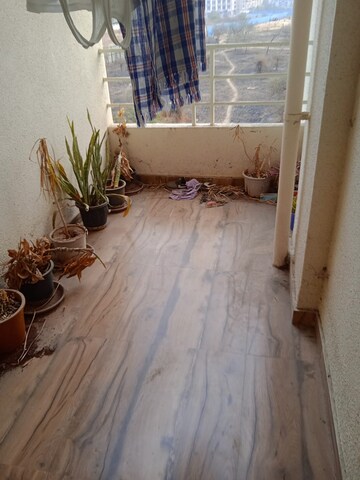 Balcony in 2 BHK Apartment at Shree Nidhi, Lohgaon – for Rent