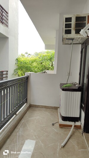 Balcony in 1 BHK Builder Floor at Saket – for Rent