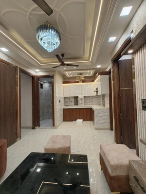 Living Room in 3 BHK Builder Floor at Dwarka Mor – for Rent