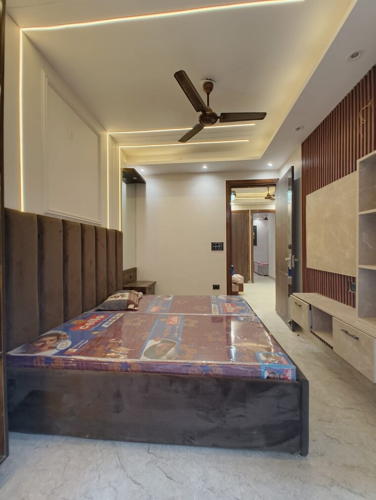 Bedroom, dwarka mor 3 Bedroom 1080 Sq.Ft. Builder Floor In Dwarka Mor Delhi 9267843