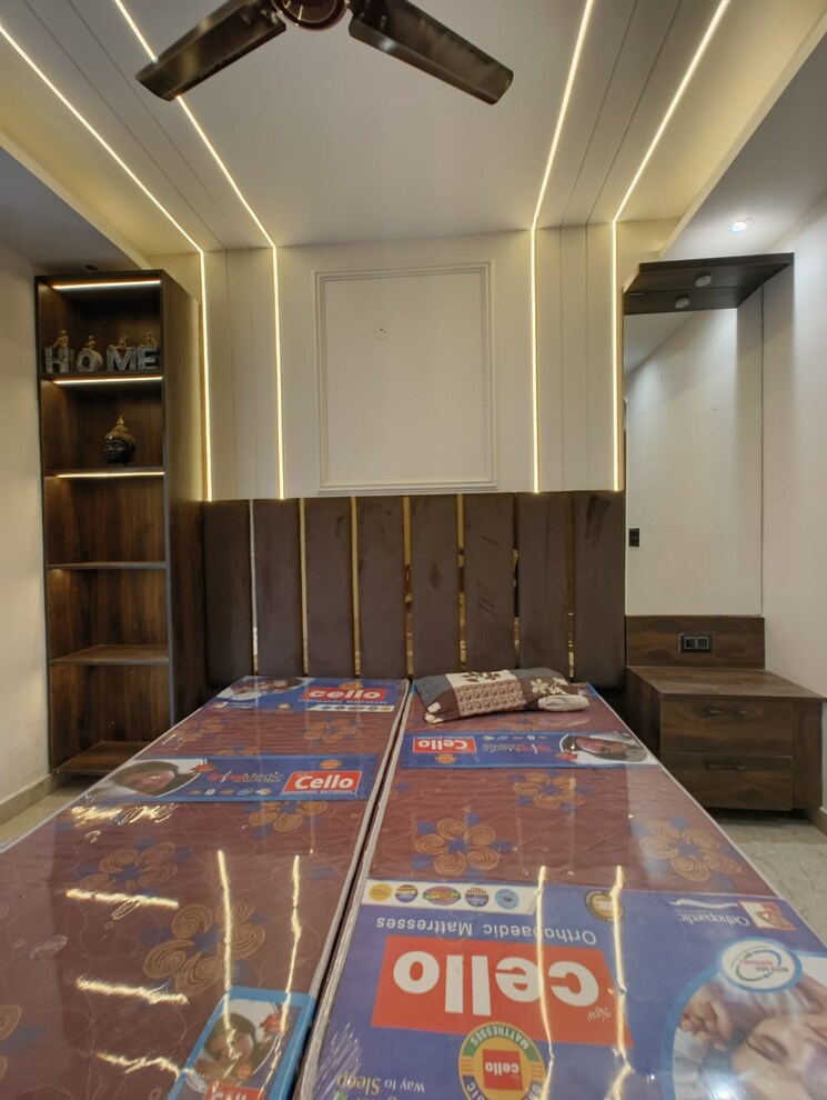 Bedroom, dwarka mor 3 Bedroom 1080 Sq.Ft. Builder Floor In Dwarka Mor Delhi 9267843