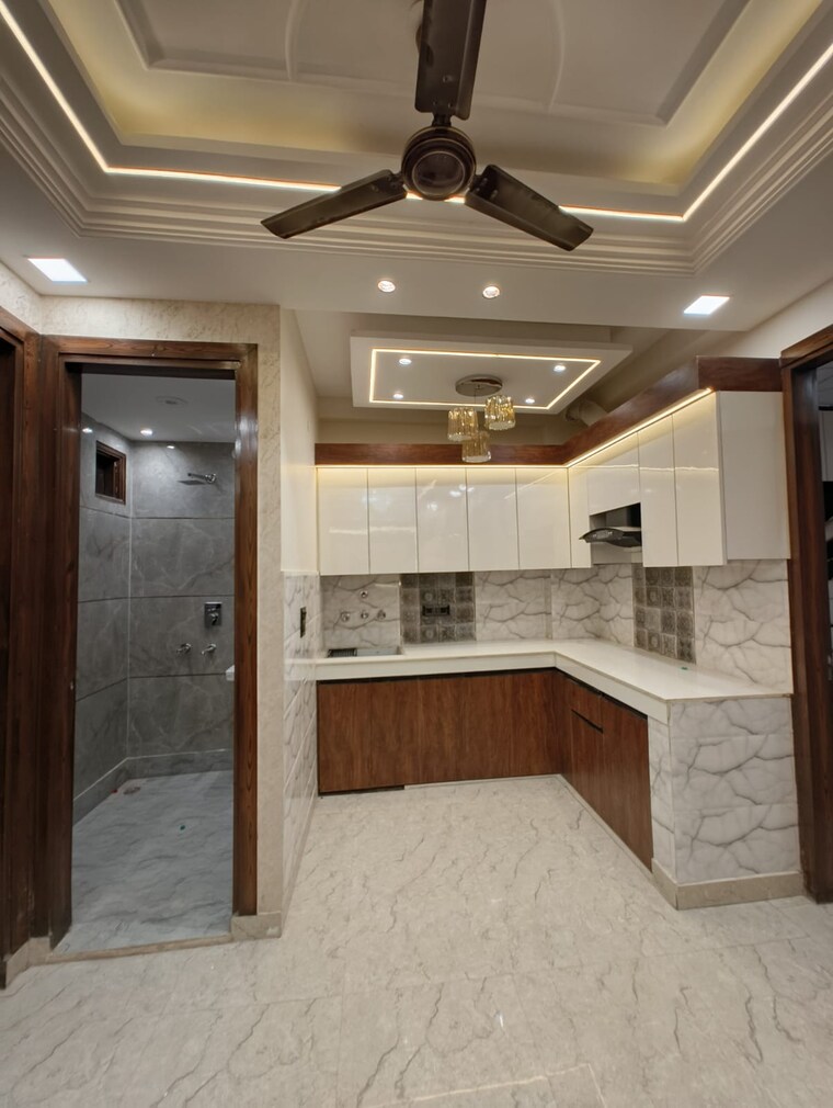 Kitchen, dwarka mor 3 Bedroom 1080 Sq.Ft. Builder Floor In Dwarka Mor Delhi 9267843