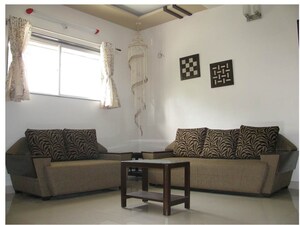 Living Room in 3 BHK Apartment at Aundh – for Rent