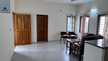 Living Room in 2 BHK Apartment at Auroville – for Rent