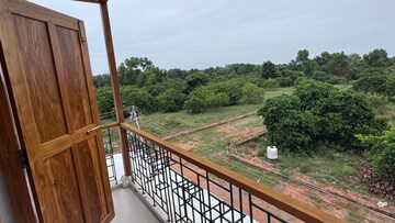 Balcony in 2 BHK Apartment at Auroville – for Rent