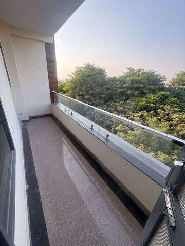 Balcony in 3 BHK Builder Floor at Palam Vihar Residents Association, Palam Vihar – for Rent