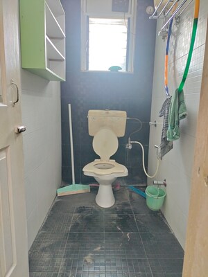 Bathroom in 3 BHK Apartment at Vijay Annex 29, Waghbil – for Rent