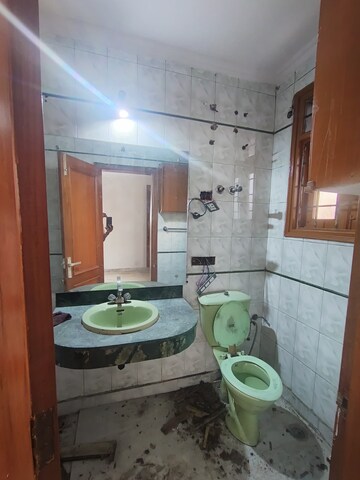 Bathroom in 3 BHK Builder Floor at Malviya Nagar – for Sale