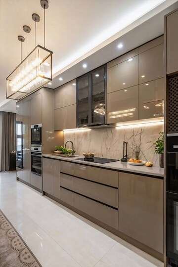 Kitchen in 5 BHK Apartment at Elan The Presidential, Sector 106 – for Sale