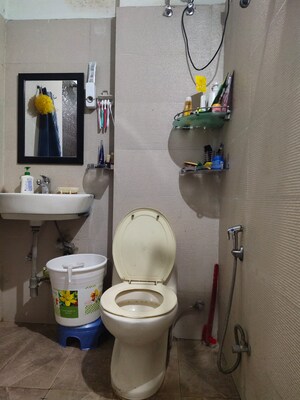 Bathroom in 3 BHK Builder Floor at Kailash Colony – for Sale