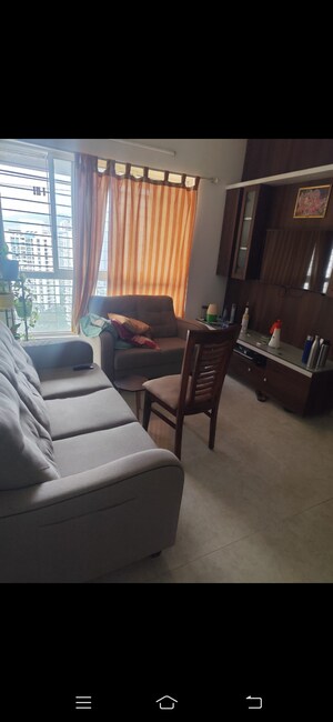 Living Room in 2 BHK Apartment at Lodha Amara, Kolshet Road – for Rent