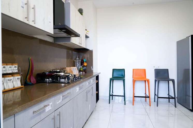 Kitchen, malwa-escon-primera 2 Bedroom 1305 Sq.Ft. Apartment In International Airport Road Zirakpur 9268227