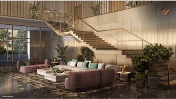 Building Lobby in 4 BHK Apartment at Eldeco Fairway Reserve, Sector 80 – for Sale