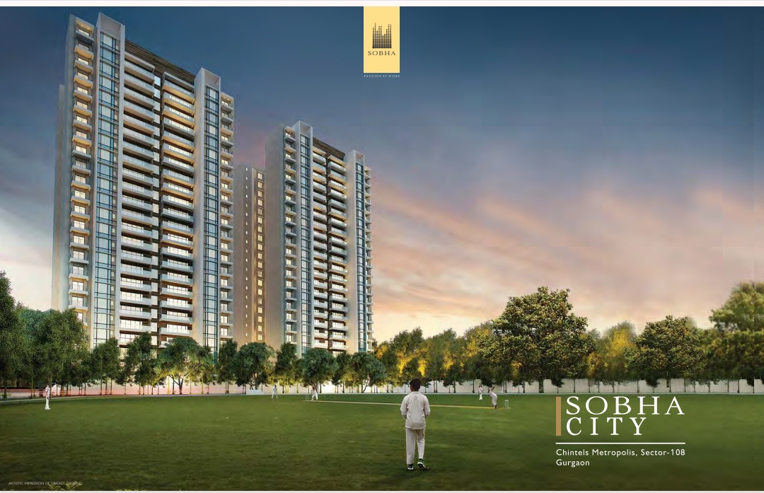 3 BHK + Pooja Room 1710 Sq.Ft. Apartment in Sobha City Gurgaon