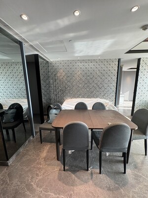 Staircase in 4 BHK Apartment at Lodha Trump Tower, Worli – for Rent