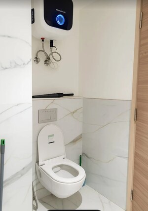 Bathroom in 1 RK Apartment at M3M Corner Walk, Sector 74 – for Sale