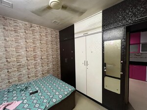 Kitchen in 1 BHK Apartment at Gokuldham Complex, Goregaon East – for Rent