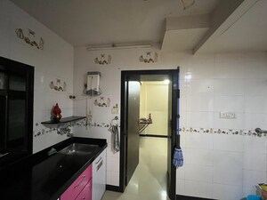 Kitchen in 1 BHK Apartment at Gokuldham Complex, Goregaon East – for Rent