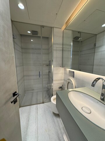 Bathroom in 5 BHK Apartment at Lodha The World Towers World One Tier 3 Trinity, Worli – for Rent
