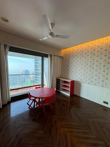 Balcony in 5 BHK Apartment at Lodha The World Towers World One Tier 3 Trinity, Worli – for Rent