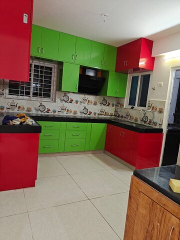 Kitchen in 3 BHK Apartment at Aparna Sarovar Zenith, Nallagandla – for Rent