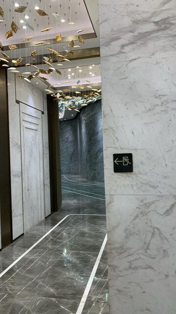 Building Lobby in 5 BHK Apartment at Lodha The World Towers World One Tier 2, Worli – for Rent
