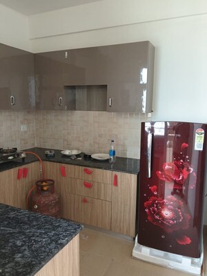 Kitchen in 3 BHK Apartment at Amrapali Crystal Homes, Sector 76 – for Rent