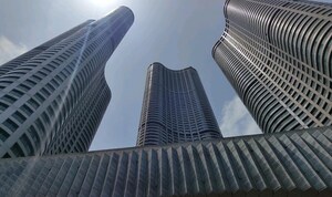 Staircase in 4 BHK Apartment at Lodha The World Towers World One Tier 2, Worli – for Rent