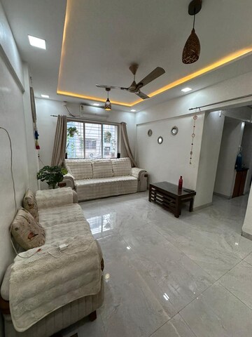 Living Room in 2 BHK Apartment at Siddharth Nagar Phase 1, Aundh – for Rent