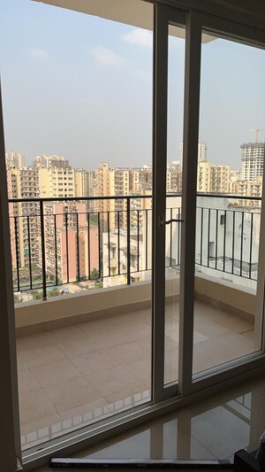 Balcony in 3 BHK Apartment at Amrapali Crystal Homes, Sector 76 – for Rent