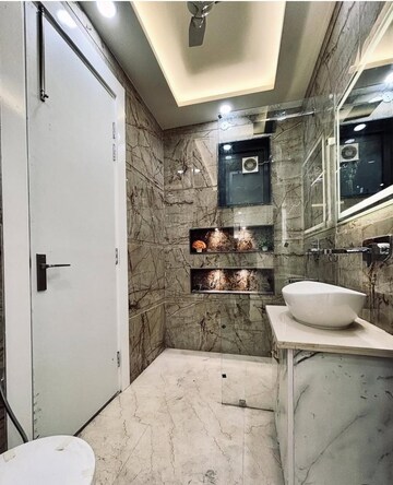 Attached Bathroom in 3 BHK Builder Floor at Puri Aman Vilas, Sector 89 – for Sale