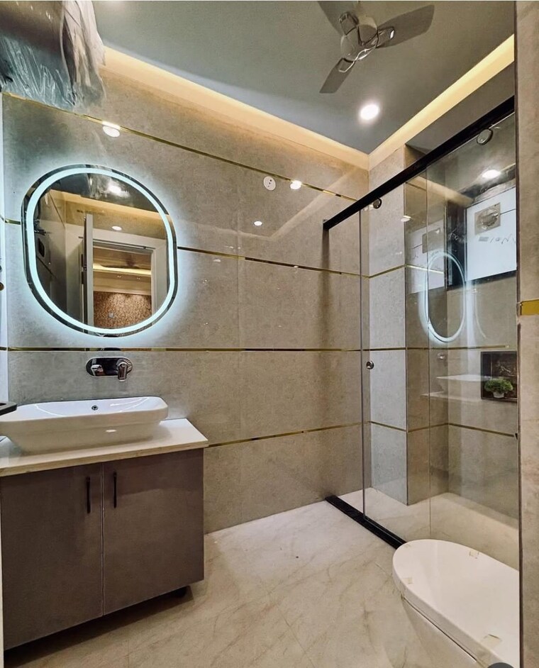 Bathroom, puri-aman-vilas 3 Bedroom 250 Sq.Yd. Builder Floor In Sector 89 Faridabad 9268512
