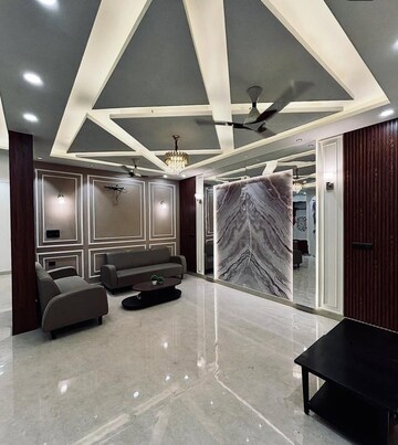 Living Room in 3 BHK Builder Floor at Puri Aman Vilas, Sector 89 – for Sale
