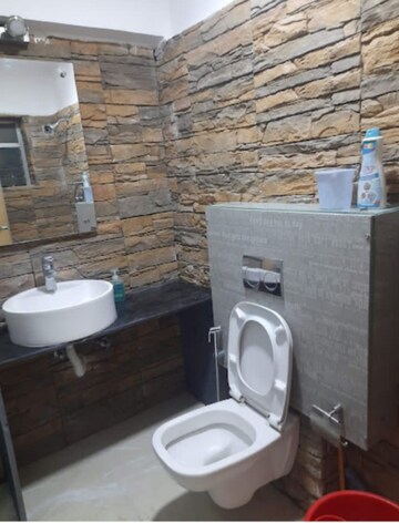 Bathroom in 2 BHK Apartment at Kumar Shantiniketan Phase 1, Pashan – for Rent