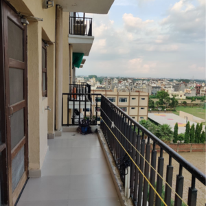 Balcony in 3 BHK Apartment at Sunny Enclave – for Rent