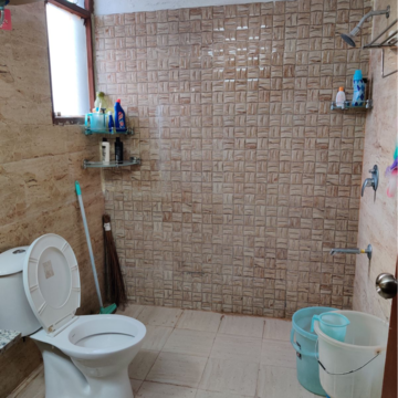Bathroom in 3 BHK Apartment at Sunny Enclave – for Rent