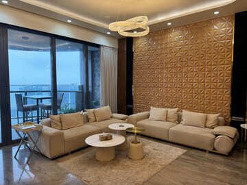 Living Room in 4 BHK Apartment at K Raheja Artesia, Worli – for Rent
