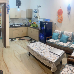 Living Room in 1 BHK Builder Floor at Sector 127 – for Rent