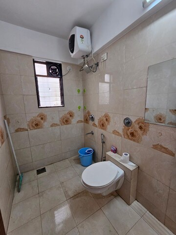 Bathroom in 2 BHK Apartment at Mittal Sun Horizon, Balewadi – for Rent