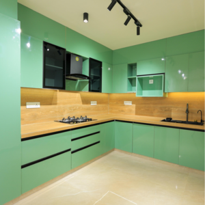 Kitchen in 3 BHK Builder Floor at Lajpat Nagar ii – for Sale