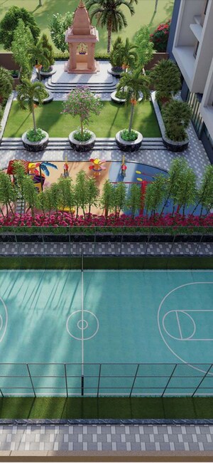 Swimming Pool in 1.5 BHK Apartment at Vatsala Maulikrupa, New Panvel – for Sale