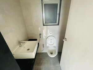 Bathroom in 1 BHK Apartment at Ashar Metro Towers, Vartak Nagar – for Rent