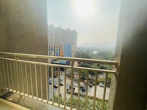 Balcony in 1 BHK Apartment at Ashar Metro Towers, Vartak Nagar – for Rent
