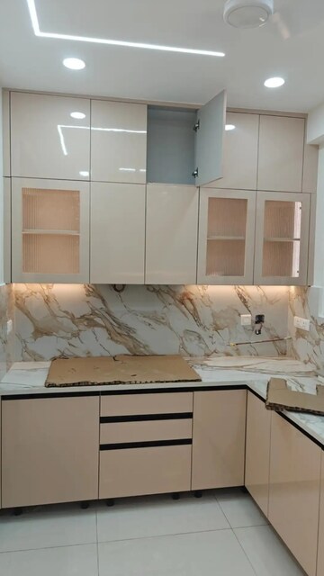 Kitchen in 2 BHK Apartment at Rajapushpa Provincia, Narsingi – for Rent