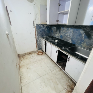 Kitchen in 2 BHK Builder Floor at Khirki Extension – for Rent