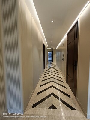 Building Lobby in 4 BHK Builder Floor at Greater Kailash ii – for Sale