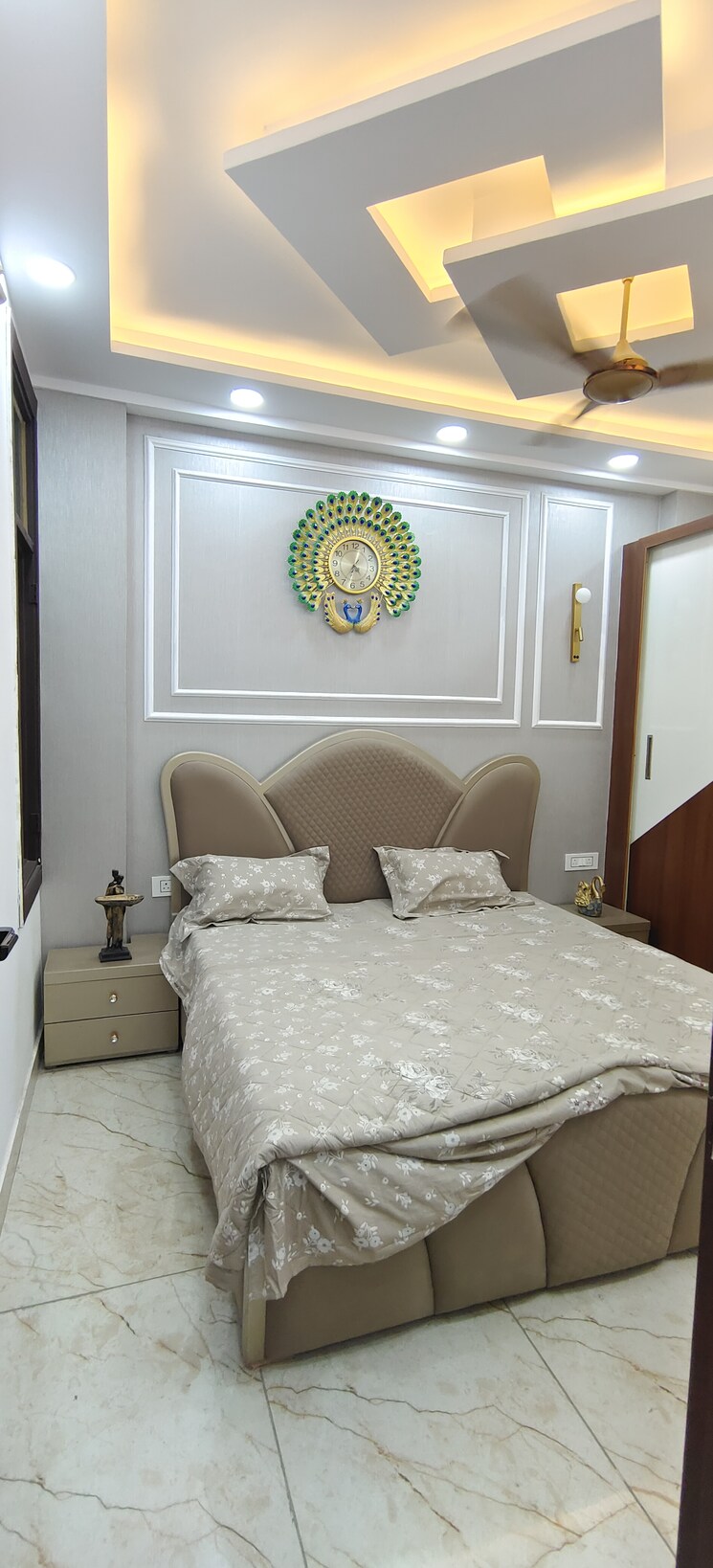 Bedroom, dwarka mor 3 Bedroom 720 Sq.Ft. Builder Floor In Dwarka Mor Delhi 9268838