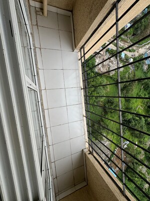 Balcony in 2 BHK Apartment at Dosti West County Phase 4 Dosti Pine, Balkum Pada – for Rent