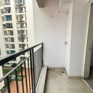 Balcony in 2 BHK Apartment at Sunland Residency, Bablatala – for Sale
